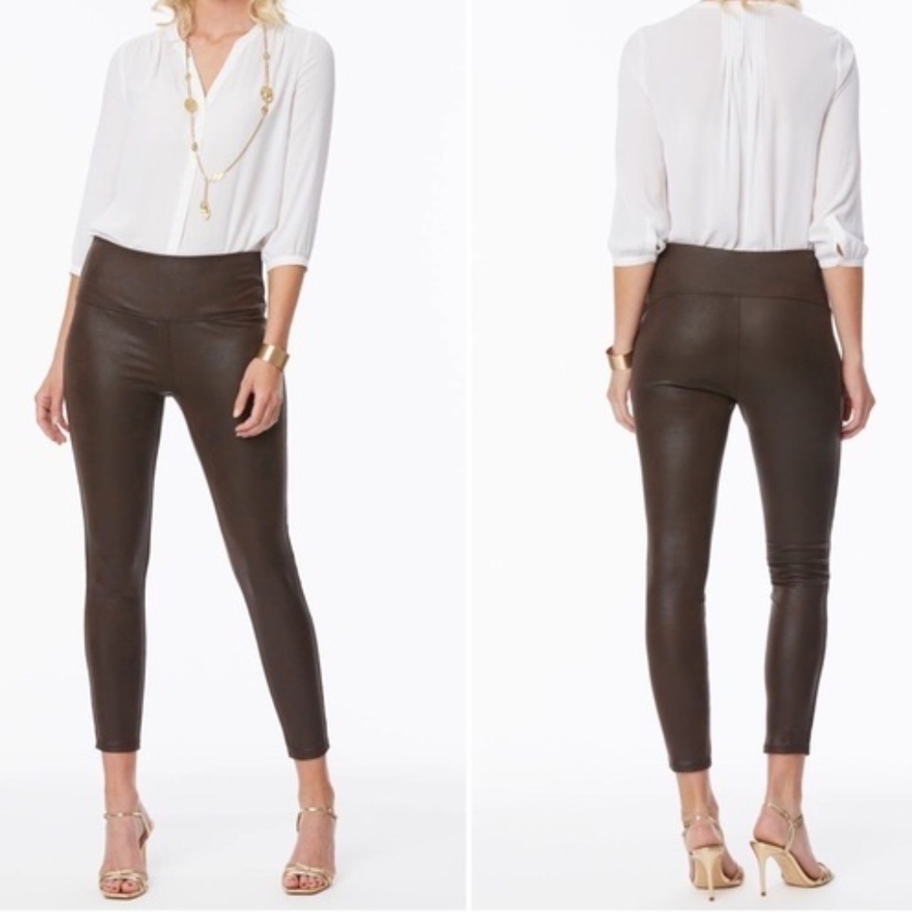 NYDJ Lift Tuck®‎ Coated Legging Pants In Black M